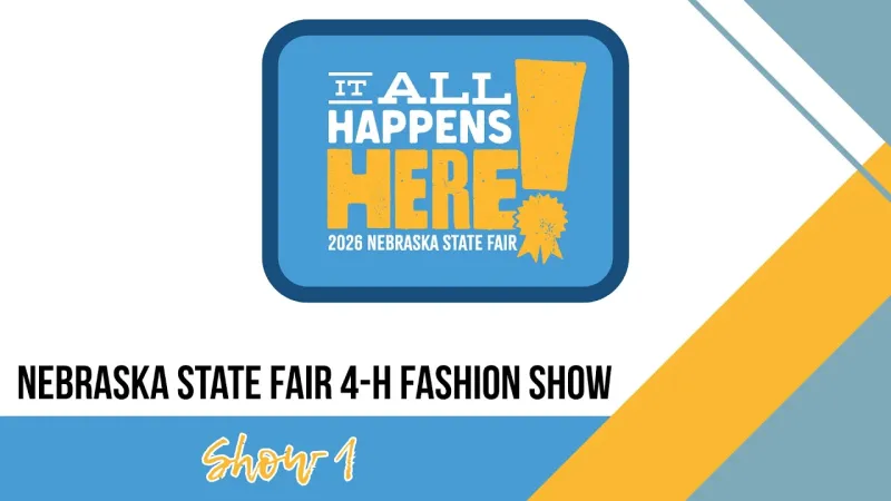 2026 Nebraska State Fair 4-H Fashion Show - Show 1 (Video)