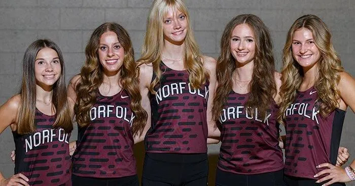 Norfolk High girls cross country squad returns qualifiers