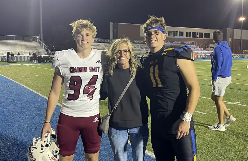 Different teams, same family: Prichard brothers meet in UNK-Chadron State rivalry
