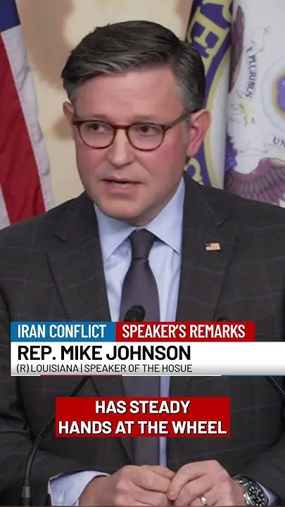 Speaker Johnson: Iran 'Cannot Be Trusted' in Negotiations (Video)