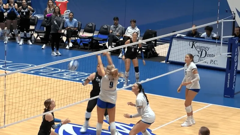 UNK Volleyball sweeps Peru State in home opener