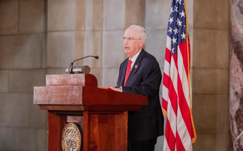 President Gold emphasizes momentum during annual State of the University Address