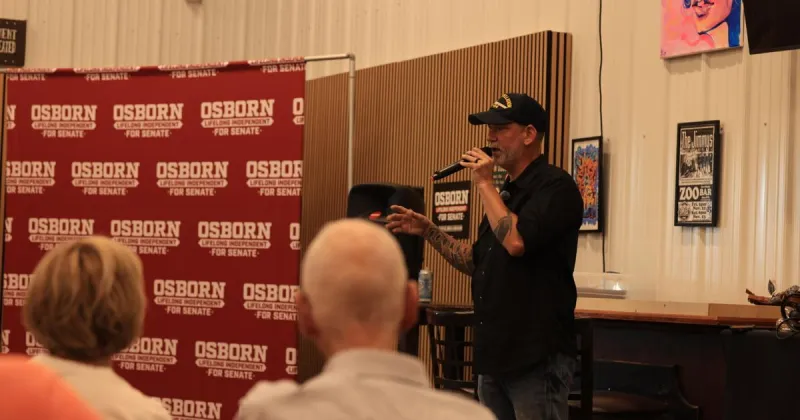Dan Osborn highlights affordability and rural concerns during North Platte campaign stop