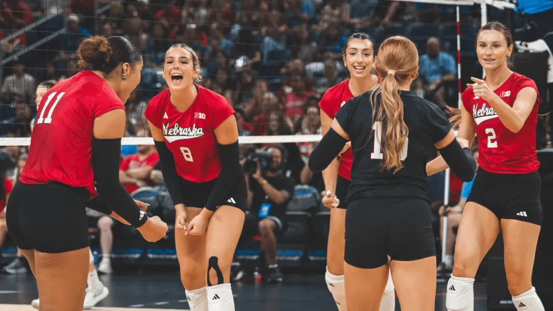No. 1 Huskers cruise to sweep of DePaul