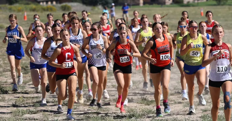 Calkins, Benda race to individual titles at Gering Invite cross country meet