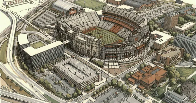 Nebraska Athletics proposed relocating convention center to near Memorial Stadium