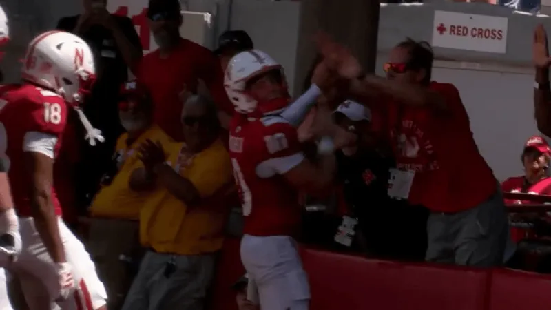 Huskers new quarterback leads strong second half offensive performance in season opener