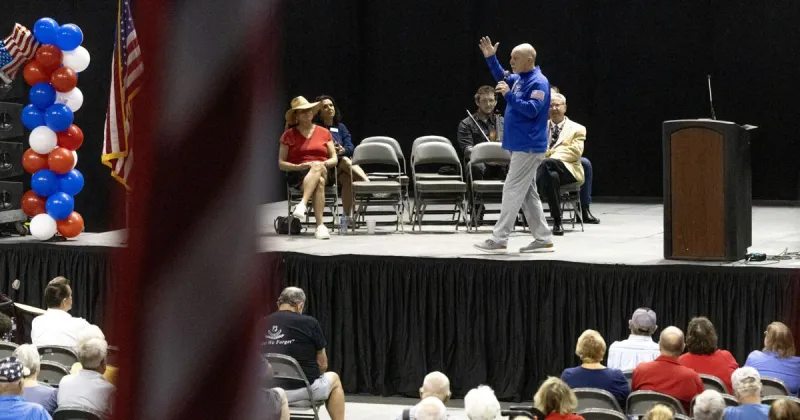Nebraska astronaut Clayton Anderson honors veterans at State Fair