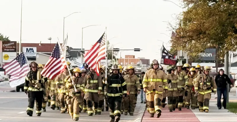 Walk honors 9-11 firefighters, first responders
