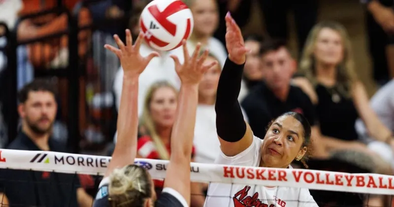 Nebraska volleyball routs New Mexico in return home; Justin Frommer's 3 takes