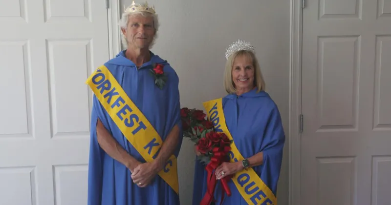 Kris Holoch, Brad Gloystein crowned Yorkfest royalty