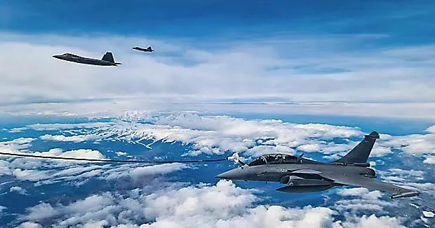 French military jets launch a 40-day global flight to project power and strengthen alliances