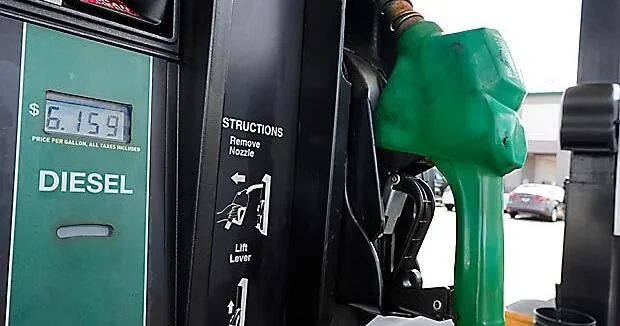 US diesel prices soar past $6 a gallon, deepening strain for hauling everyday goods