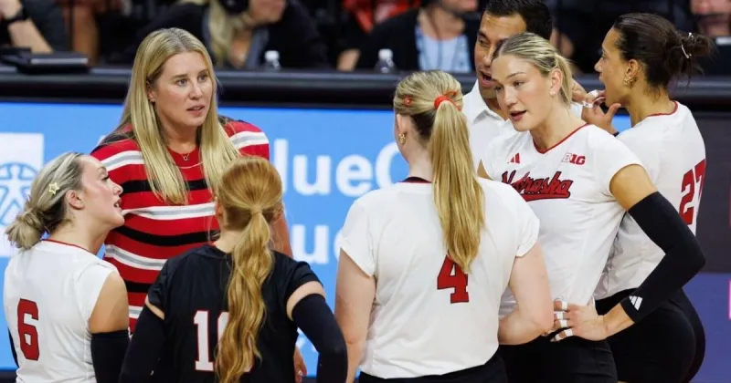 Nebraska volleyball got its first real test on a night with a bigger purpose