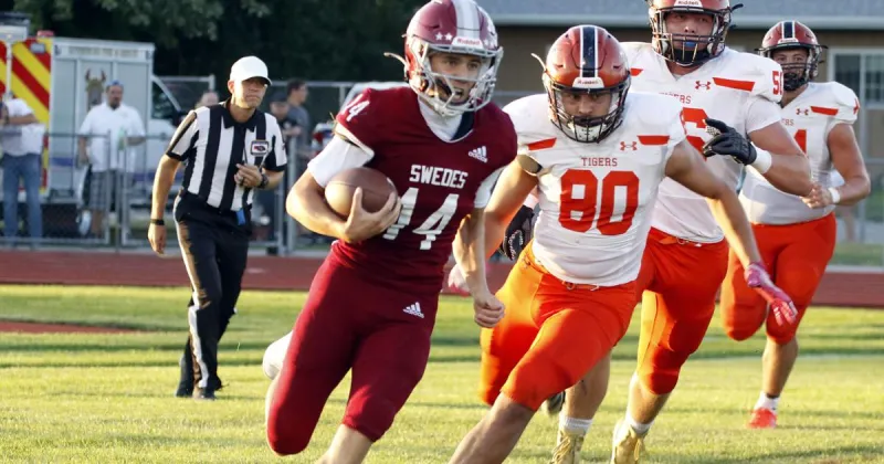 FOOTBALL: Gothenburg wins home ranked matchup 45-29 Friday over Mitchell