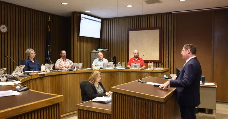 Mike Flood visits Platte County Board of Supervisors