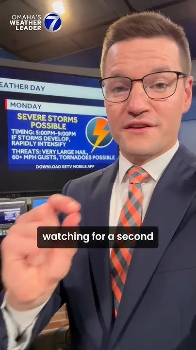 Omaha weather: Wet start Monday, severe storms possible (Video)