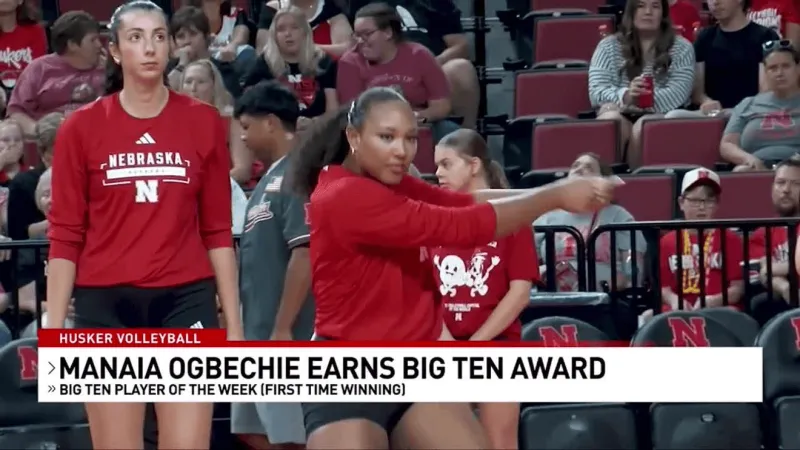 Ogbechie Named Big Ten Player of the Week