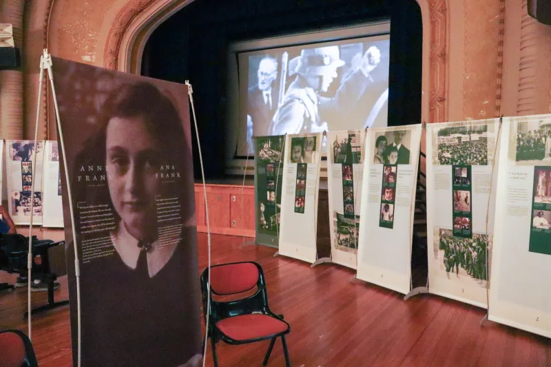 Anne Frank Exhibit Opens in Ley Theater