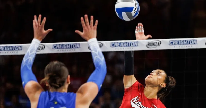 No. 1 Nebraska volleyball expecting to get Creighton's "best shot" as rivalry moves to PBA