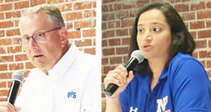 Simpson, Agrawal square off for school board Ward 1 seat