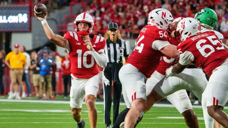 Nebraska's blowout start is finally forcing AP Top 25 voters to pay attention