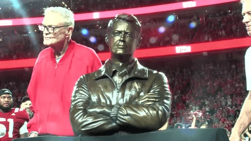 Honoring a legend: Tom Osborne memorialized at Husker football game