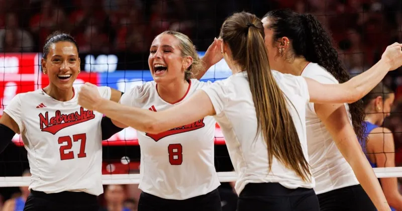 Nebraska volleyball stays No. 1, Creighton falls to No. 25 in AVCA poll
