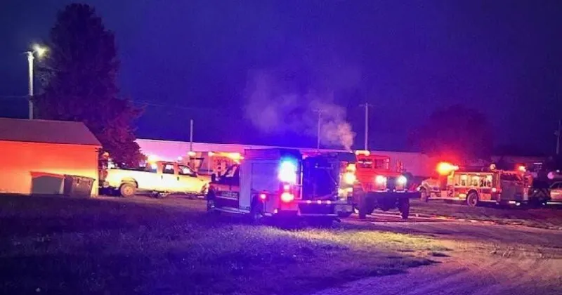 Crews respond to fire at apartment building north of Norfolk