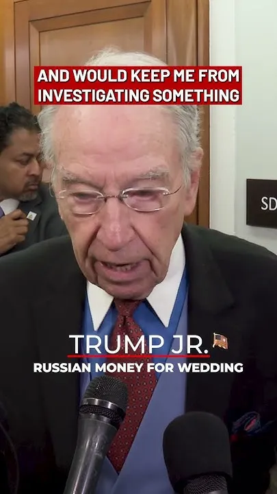 Grassley Addresses Calls to Probe Donald Trump Jr. Over Wedding Funding Reports (Video)