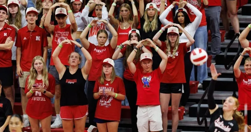 Just Askin': Husker volleyball players' serving salutes, Archie Wilson's progress