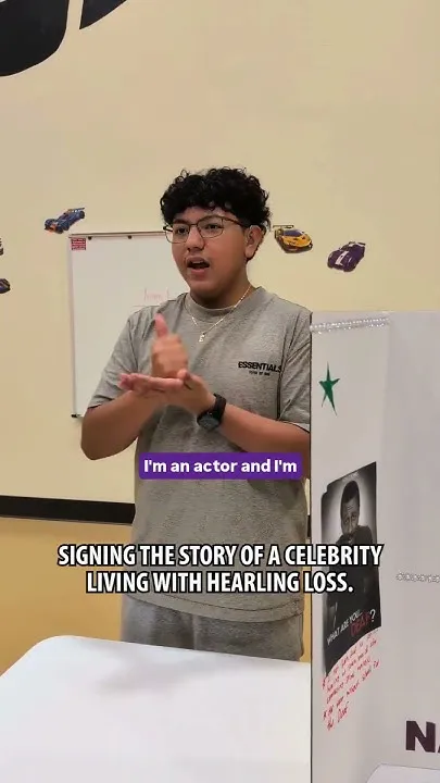 Signing the Story of C.J. Jones - A Celebrity w/ Hearing Loss (Video)