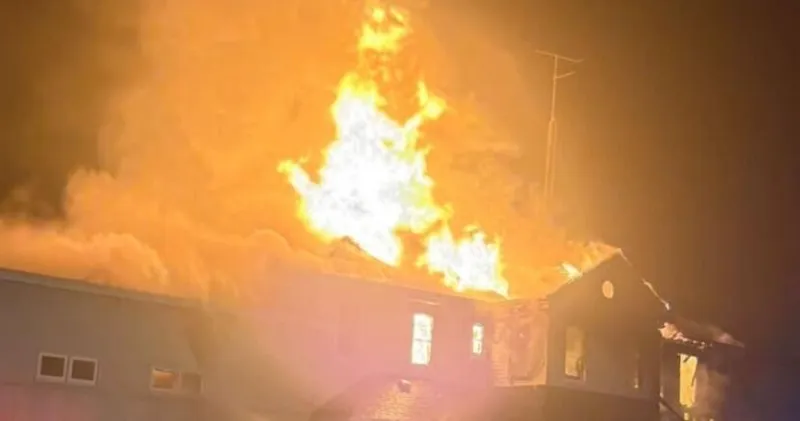 Fire destroys Schuyler funeral home and Christmas donations meant for area families