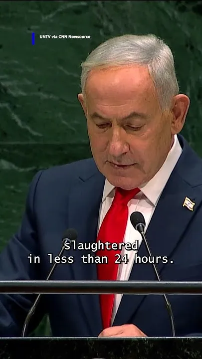 Netanyahu compares Oct. 7 attacks to 'sixteen 9/11s' (Video)