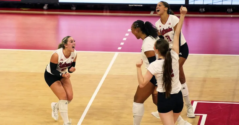 Big Ten volleyball will 'be a gauntlet,' and No. 1 Nebraska opens with sweep of Rutgers