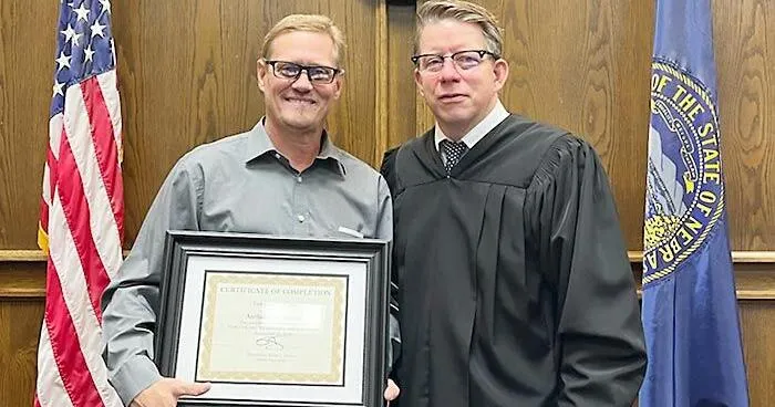Man graduates from Northeast Nebraska drug court
