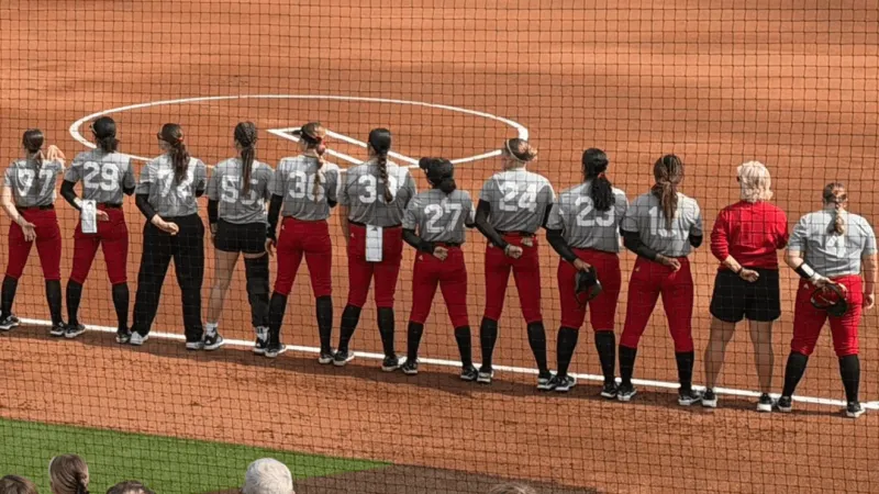 Nebraska softball opens fall with a two-game sweep of Kansas, showcasing new-look roster