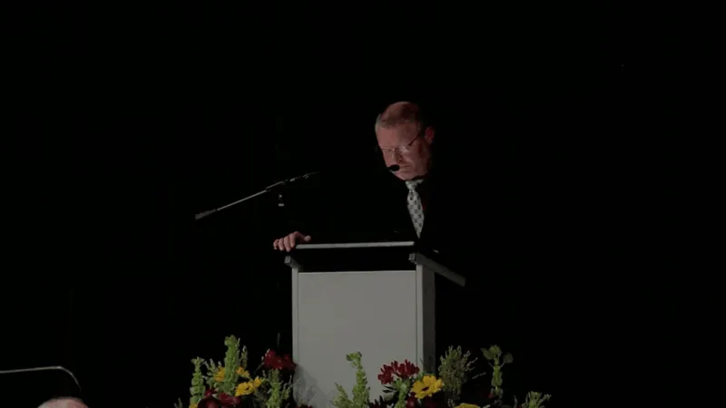 Hastings College Hall of Fame ceremony