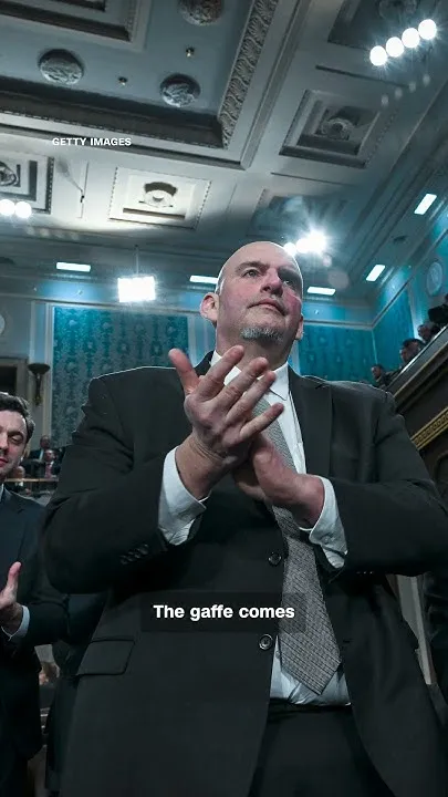 John Fetterman Gaffe: Calls Himself 'Lifelong Republican' #Shorts (Video)