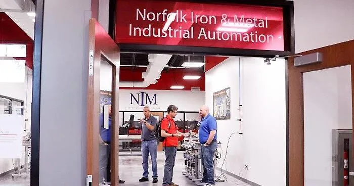 Norfolk Iron & Metal supports industrial automation and robotics lab