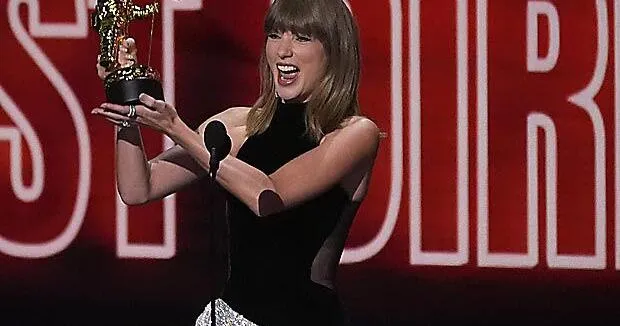 Taylor Swift becomes most-awarded artist in MTV VMAs history
