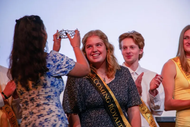 Homecoming kicks off with coronation.