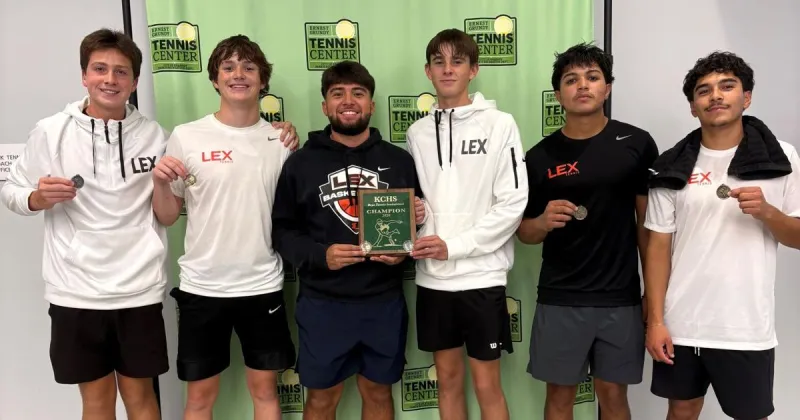 Lexington tennis wins title at Kearney Catholic Invite Tuesday