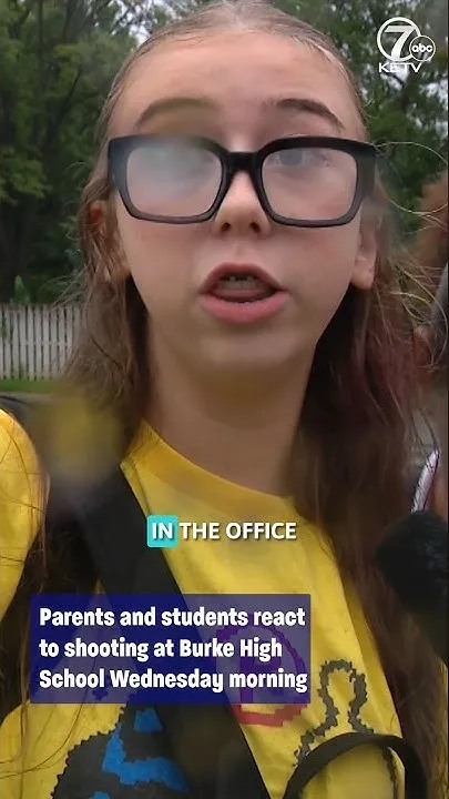 Students and parents react to shooting at Burke High School (Video)