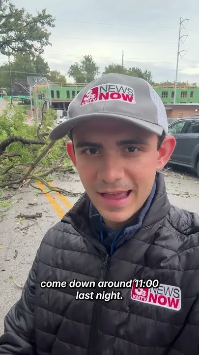 Aftermath of severe storms in Midtown Omaha (Video)