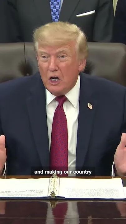 Trump Defends Taxpayer-Funded Ads Featuring Himself: 'I'm Not On The Ballot' #shorts (Video)