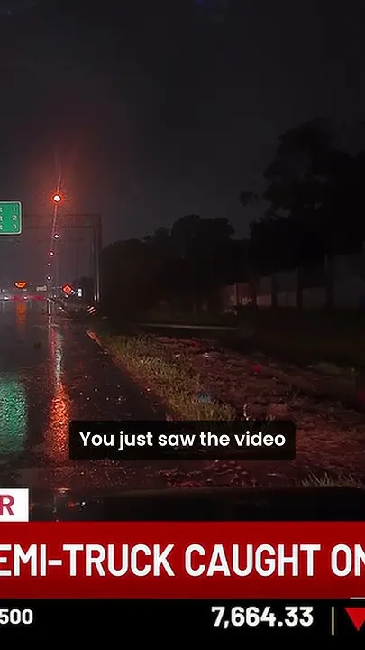 Near miss with semi truck on I-80 (Video)