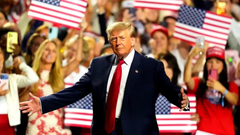 Trump hitting 5 states in first major campaign swing