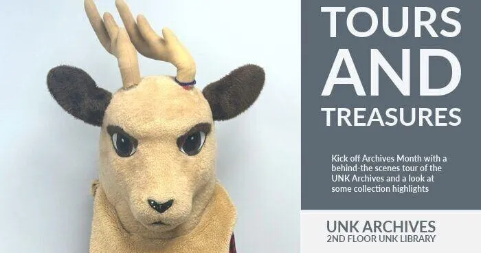 Archives tours and treasures at UNK library