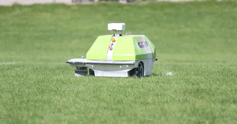 Local Telegraph-area schools turn to Turf Tank GPS-tracking robot to paint athletic fields